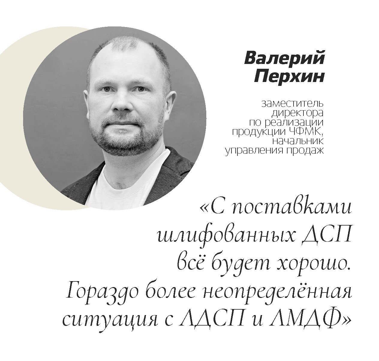 Интервью В. Б. Перхина журналу «Мебельный бизнес»