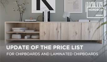 UPDATE OF THE PRICE LIST FOR LAMINATED/REINFORCED WOOD LAMINATE STARTING MAY 15, 2023